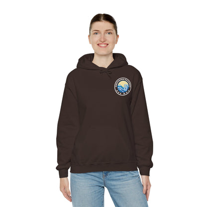 Lost Manly custom Northern Beaches Dee Why front and back logo edition Hoodie - Lost Manly Shop