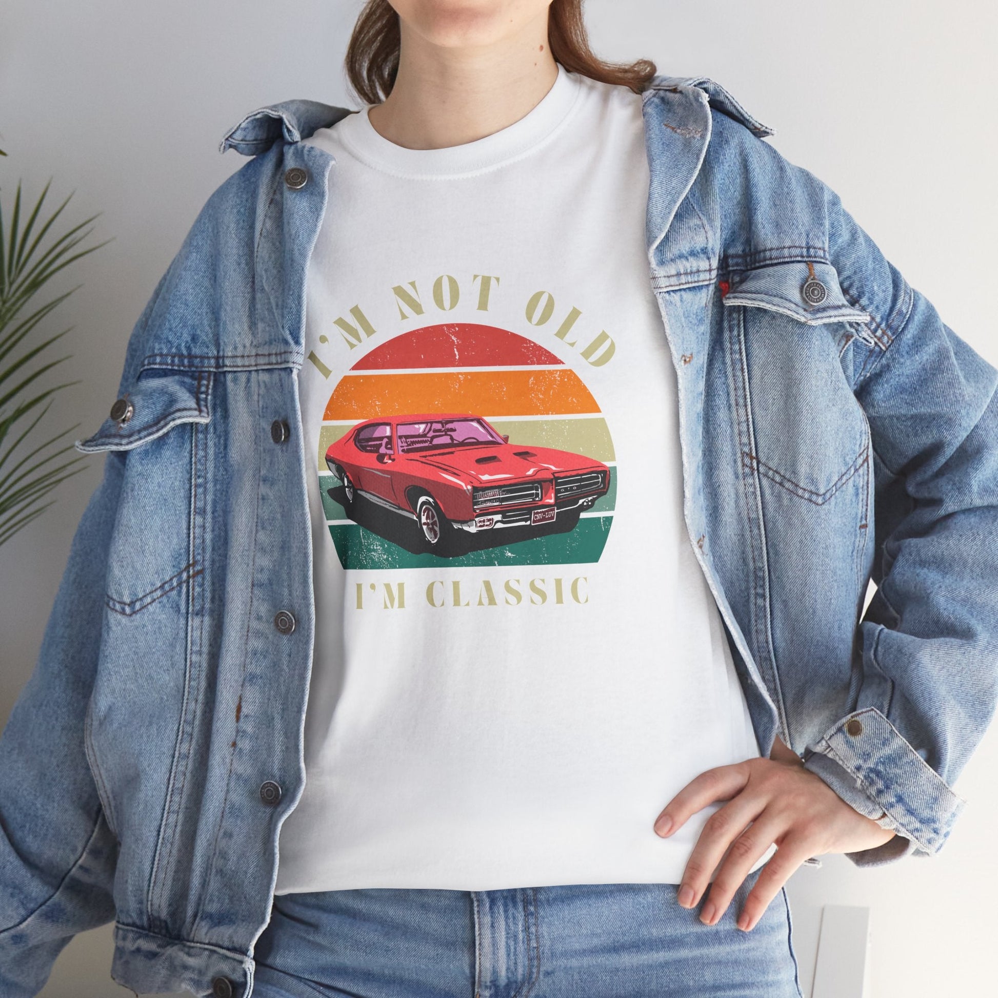 Vintage Car Lover Tee - I'm Not Old I'm Classic T-Shirt 