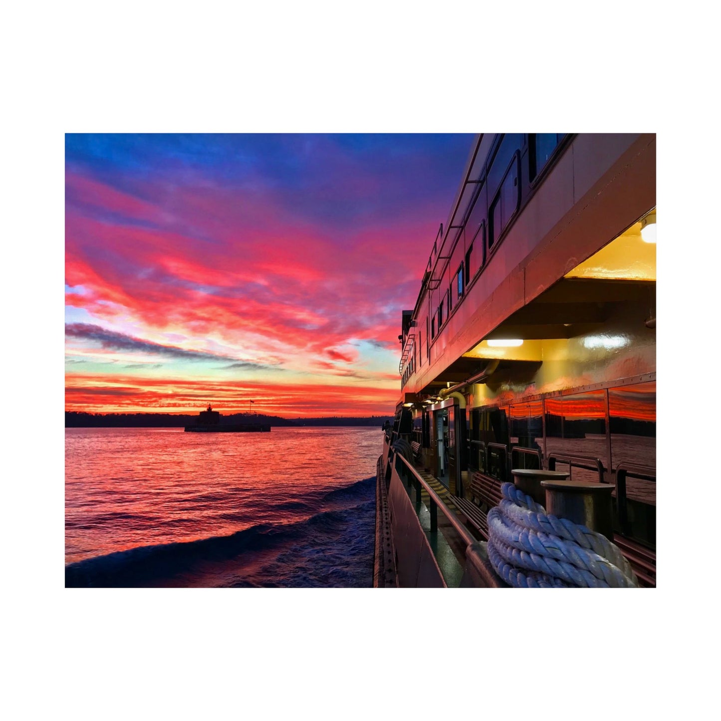 Manly Ferry Sunset Ride – Sydney Harbour Poster | Haig Gilchrist Photography - Lost Manly Shop