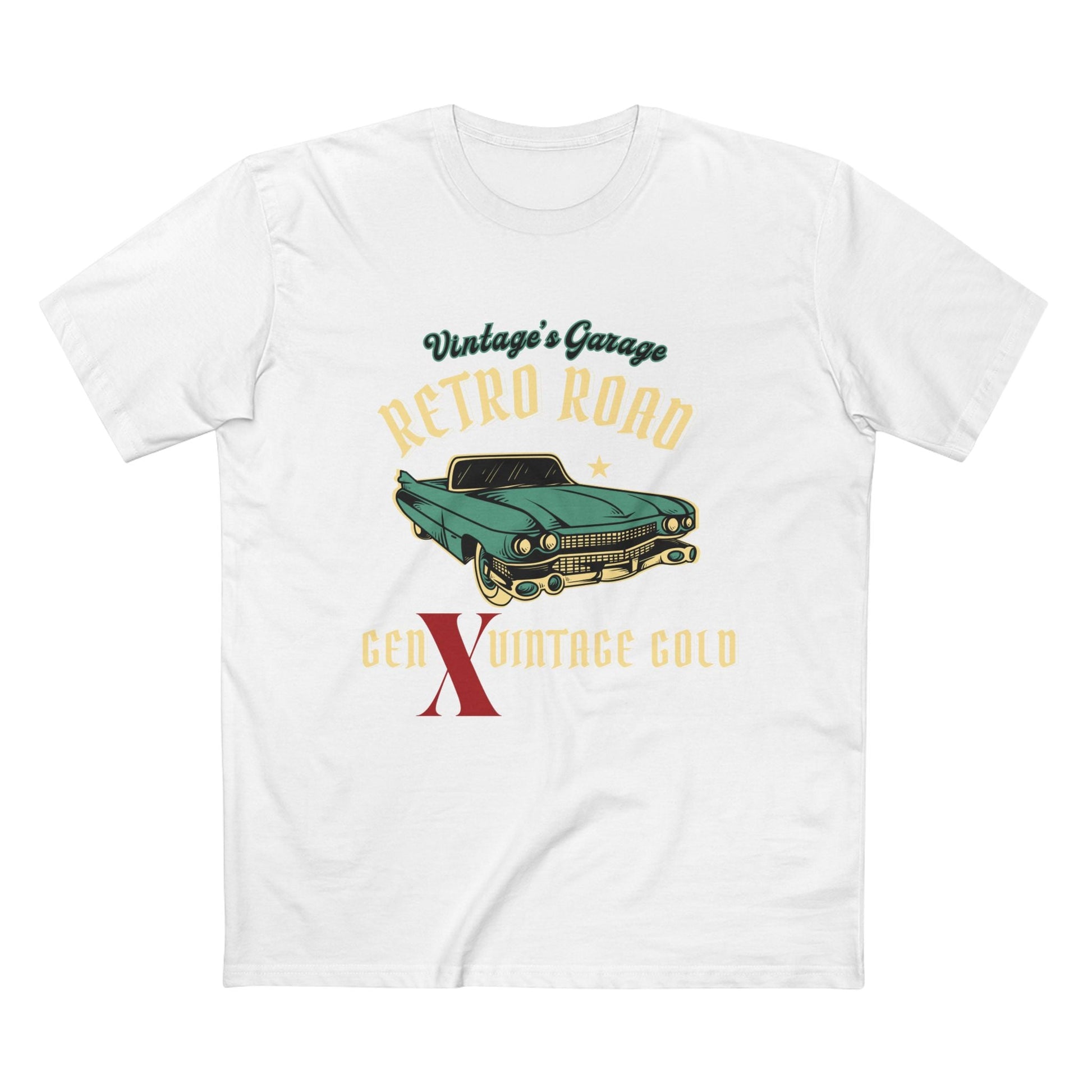 Gen X Vintage Gold Graphic Tee - Nostalgic Gen X T-Shirt, Vintage Style Tee, Gift for Generation X, Casual Wear, Retro Shirt 