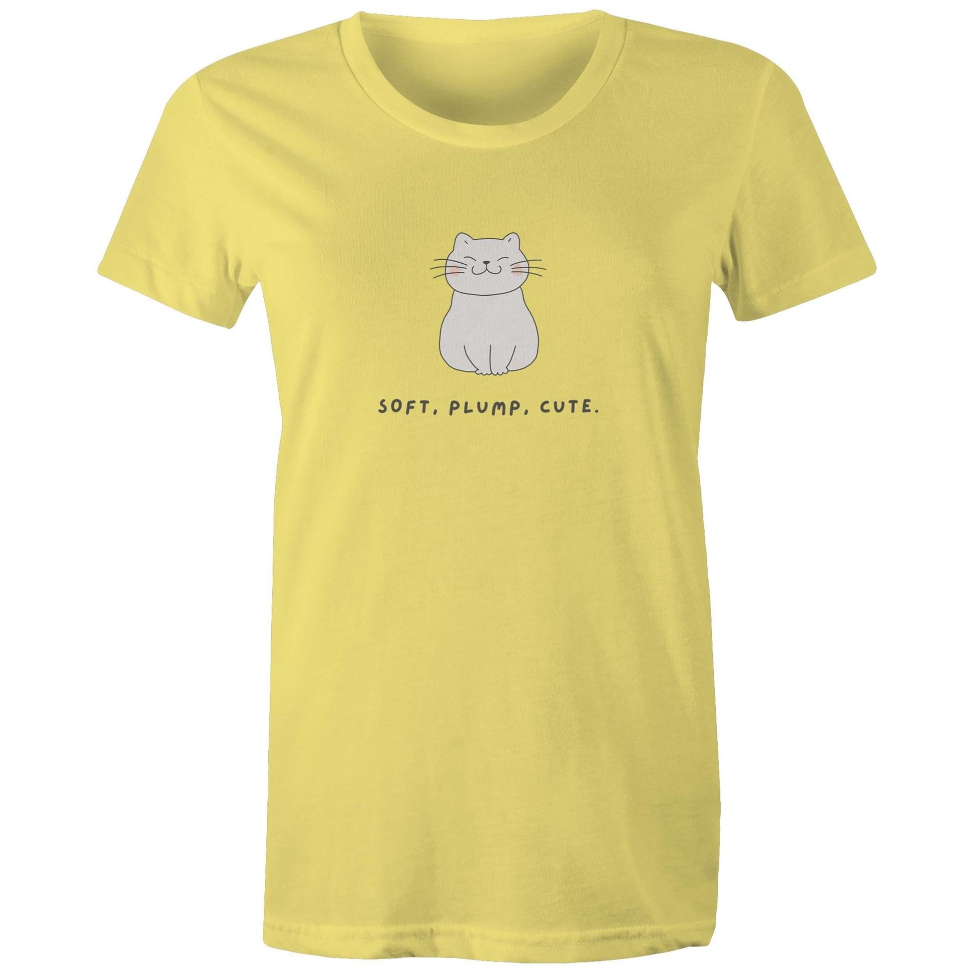 Women's Maple Tee Soft Plump Cute Print 