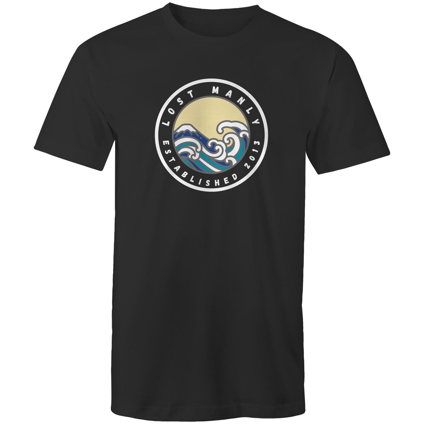 Lost Manly Northern Beaches Sydney Australia Printed Logo T-Shirt Ogo Merch