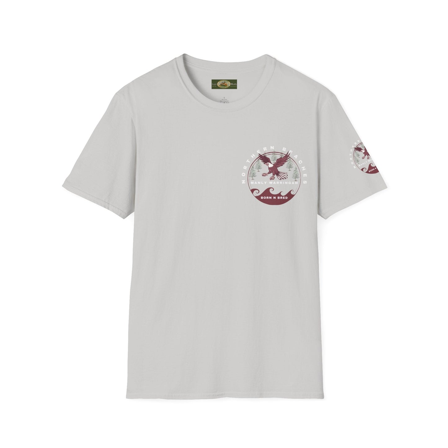 Manly Warringah Born and Bred Unisex T-Shirt Printify