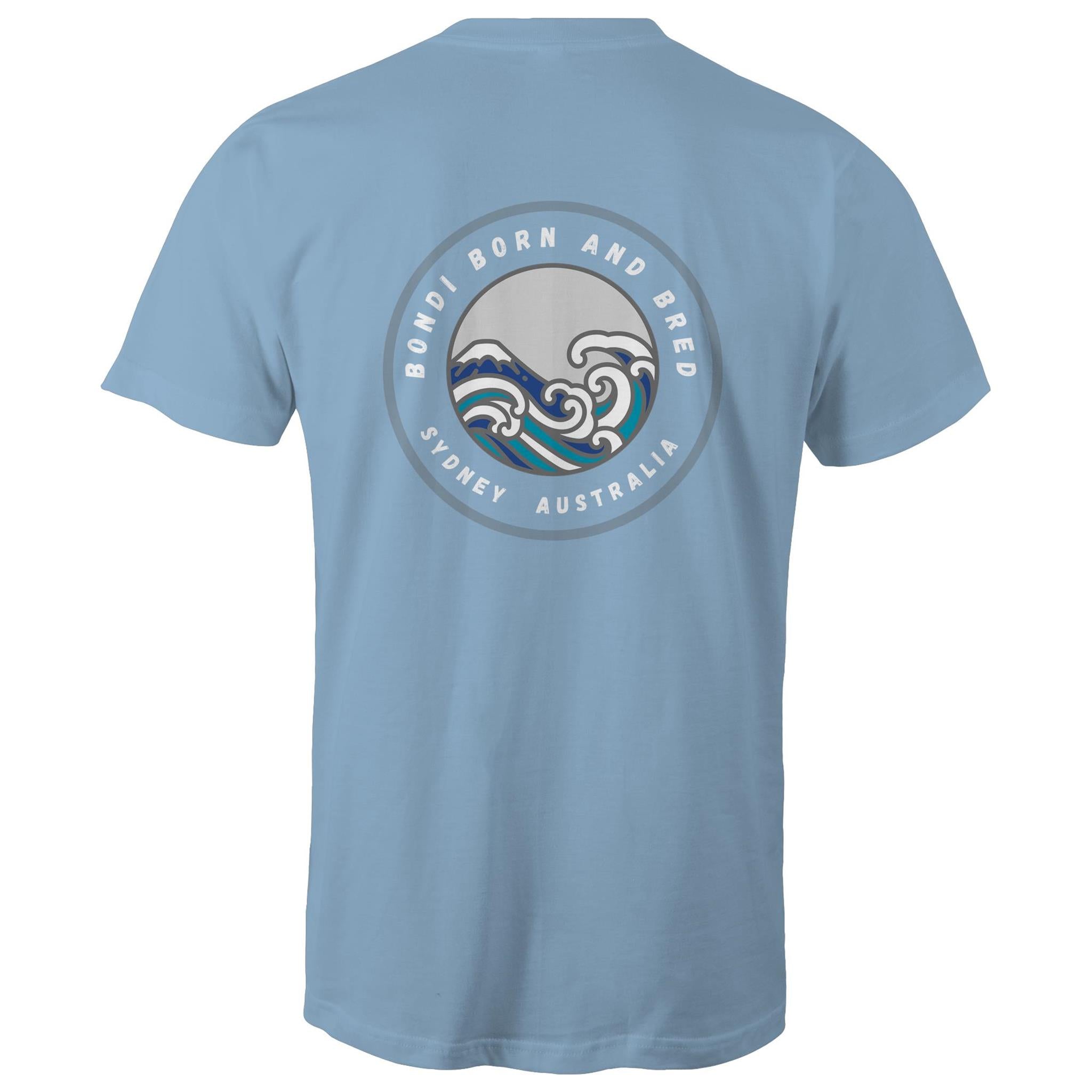 AS Colour Staple - Mens T-Shirt Bondi Born and Bred custom logo front and back (Copy) Ogo Merch