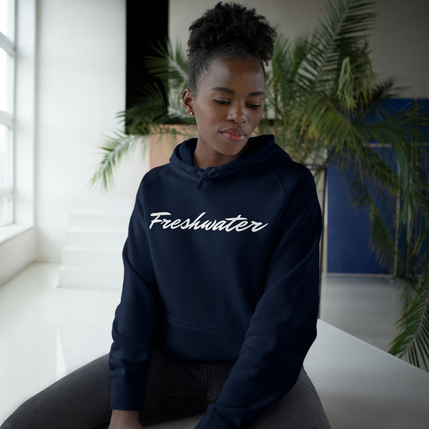 Freshwater Custom Logo Unisex Hoodie 