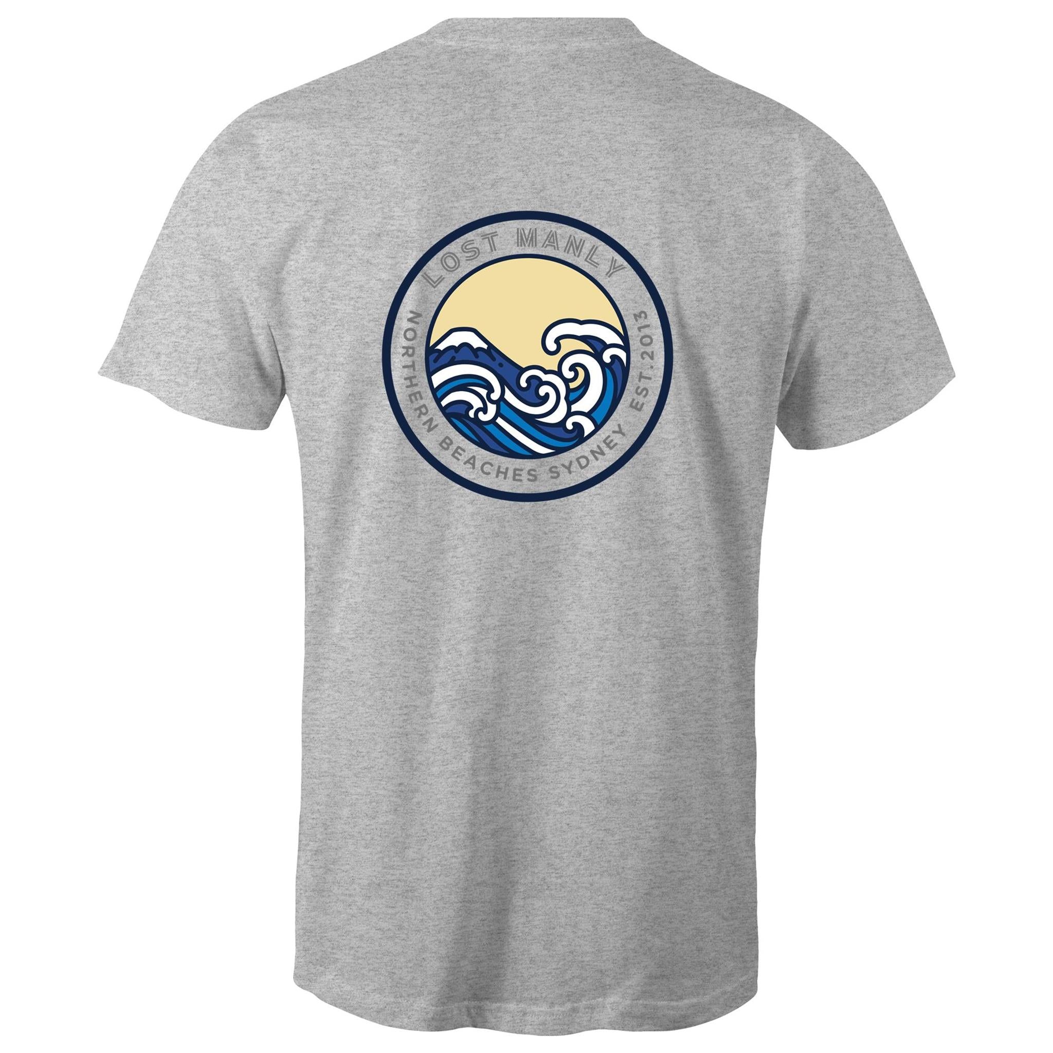 Lost Manly Northern Beaches Sydney Australia Printed Logo T-Shirt Ogo Merch