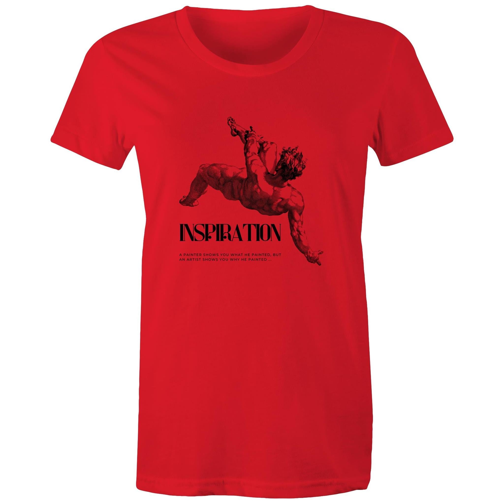 Women's Maple Tee Inspiration Print 