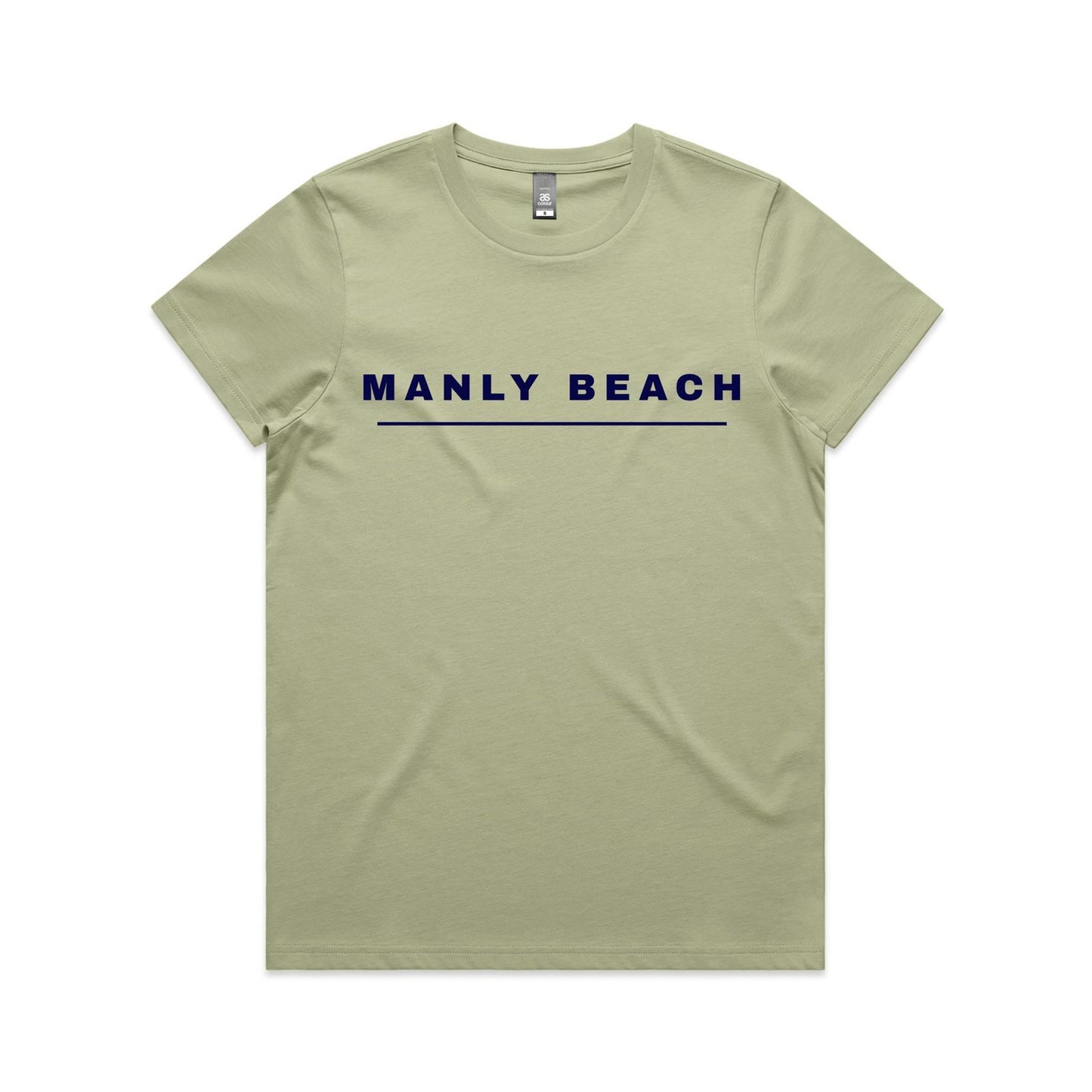 Lost Manly Custom Manly Beach Logo Edition AS Colour Women's Maple Tee - Lost Manly Shop