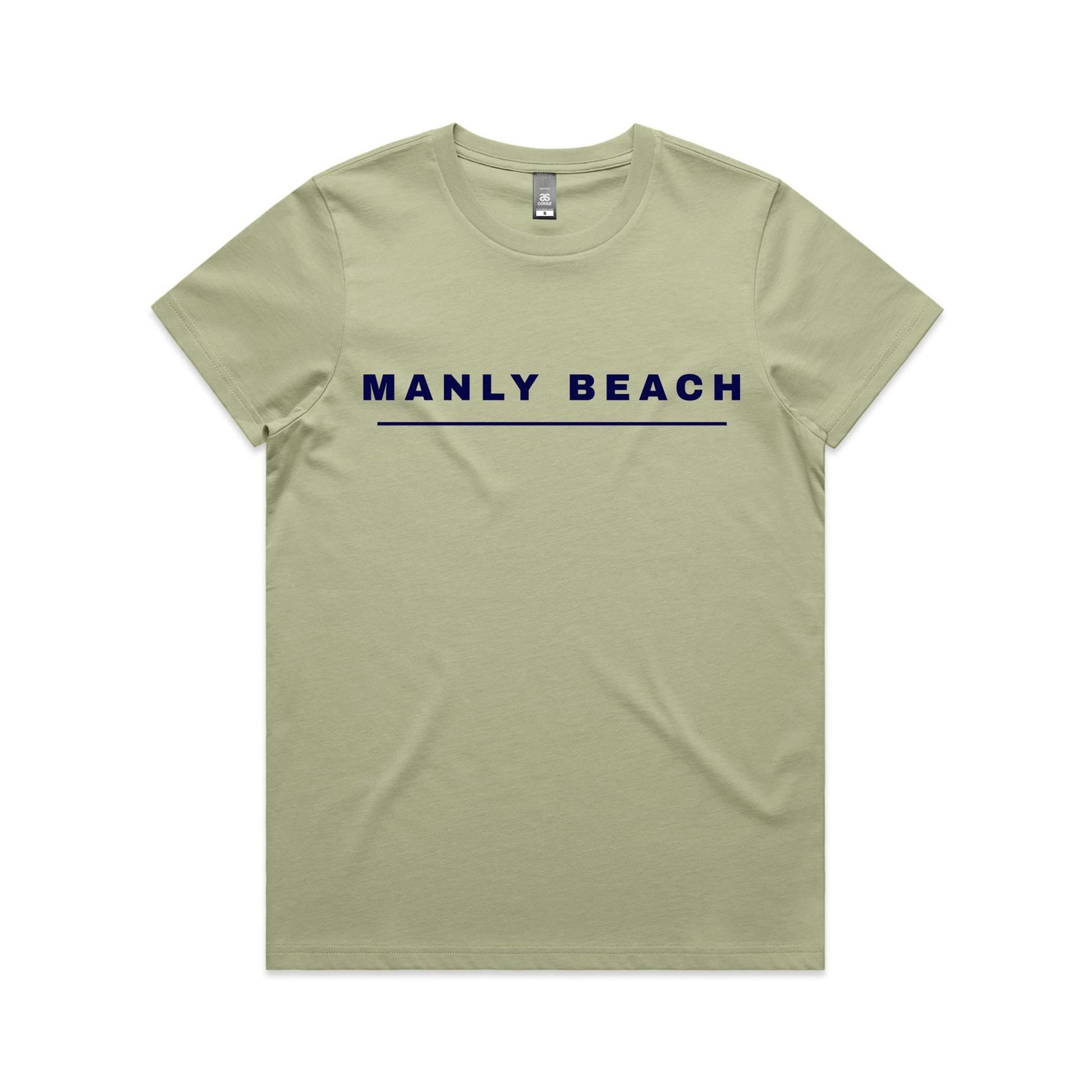 Lost Manly Custom Manly Beach Logo Edition AS Colour Women's Maple Tee - Lost Manly Shop