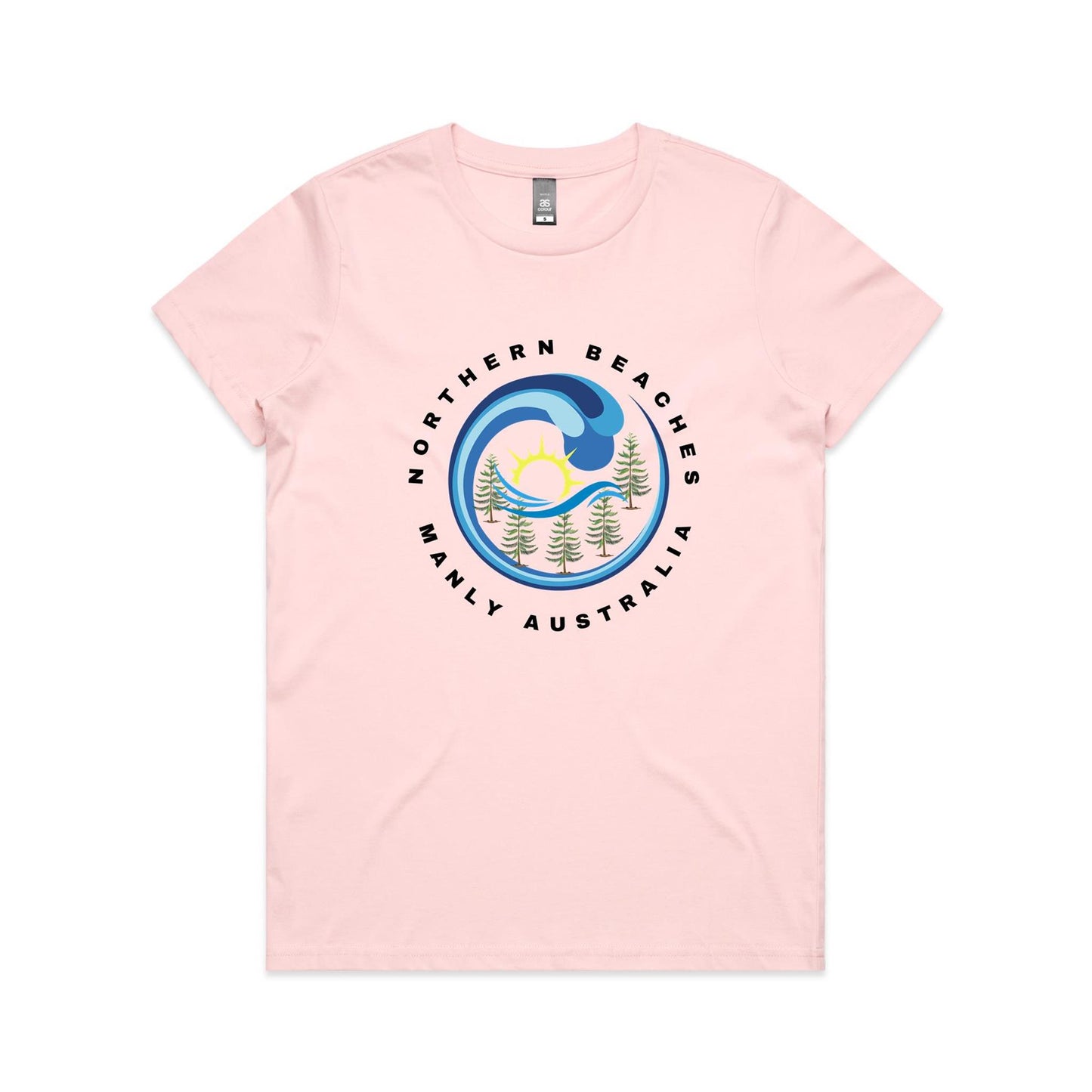 Lost Manly custom logo Manly AS Colour Women's Maple Tee - Lost Manly Shop