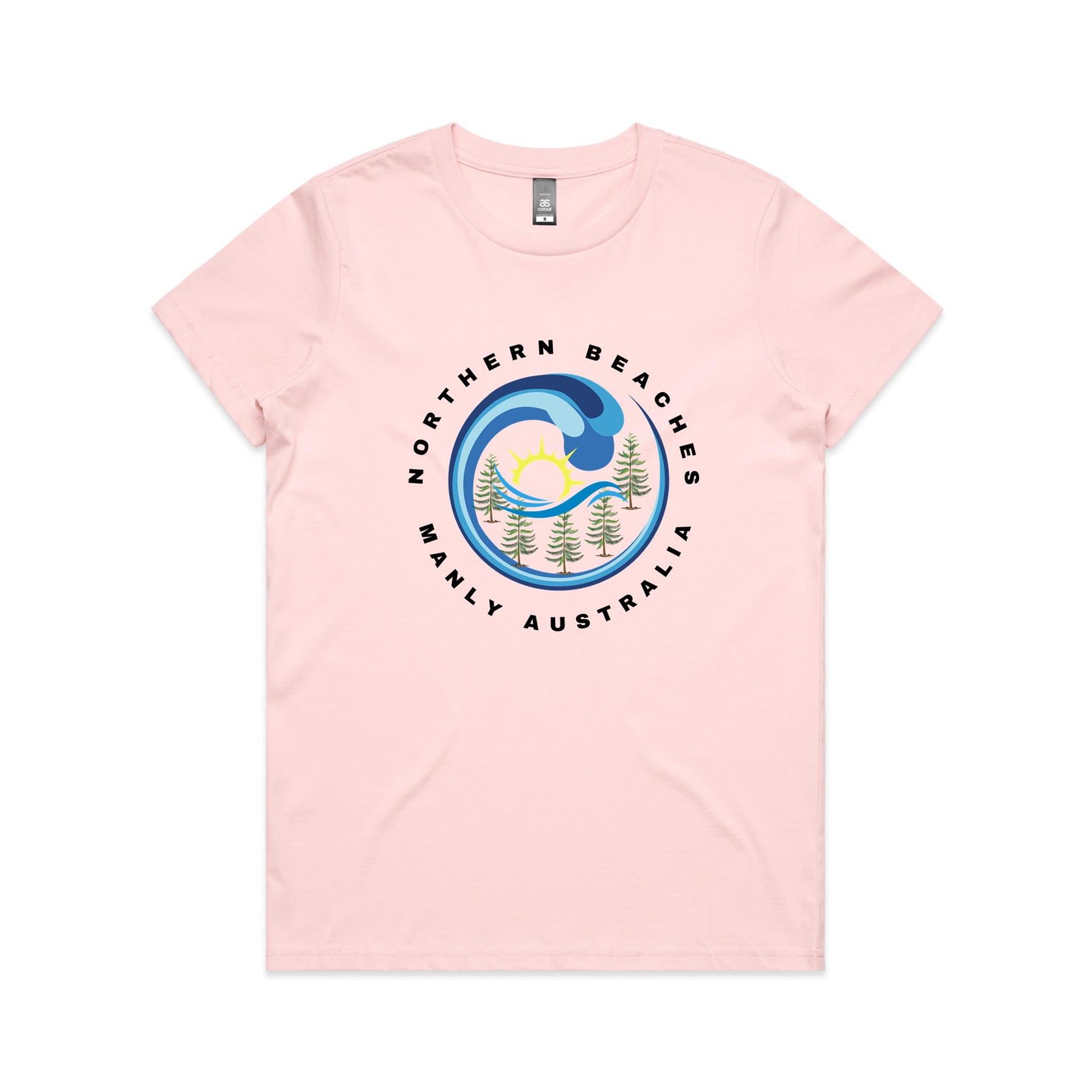 Lost Manly custom logo Manly AS Colour Women's Maple Tee - Lost Manly Shop