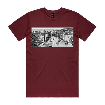 Vintage Manly Tyre Man Cotton T-Shirt | Northern Beaches