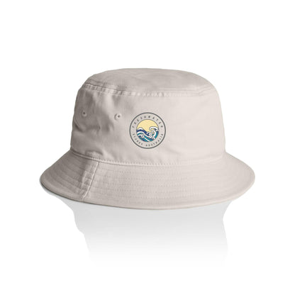 AS Colour Bucket Hat Freshwater Australia custom logo grey font 