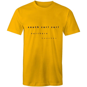 AS Colour Staple - Cotton T-Shirt South Curl Curl logo - Lost Manly Shop