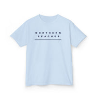 Northern Beaches Kids Heavy Cotton Tee with custom logo design 