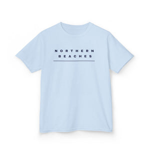 Northern Beaches Kids Heavy Cotton Tee with custom logo design 