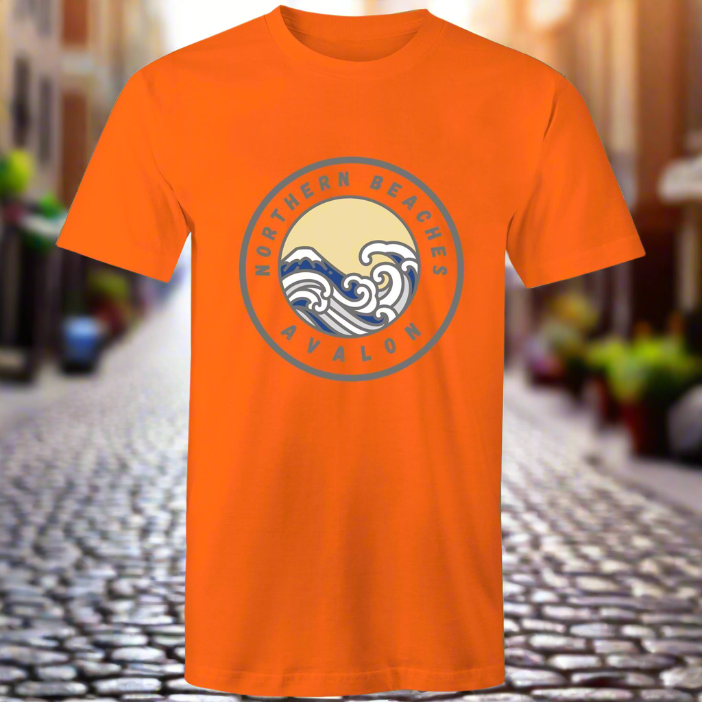 AS Colour Staple - Mens T-Shirt Avalon logo front - Lost Manly Shop