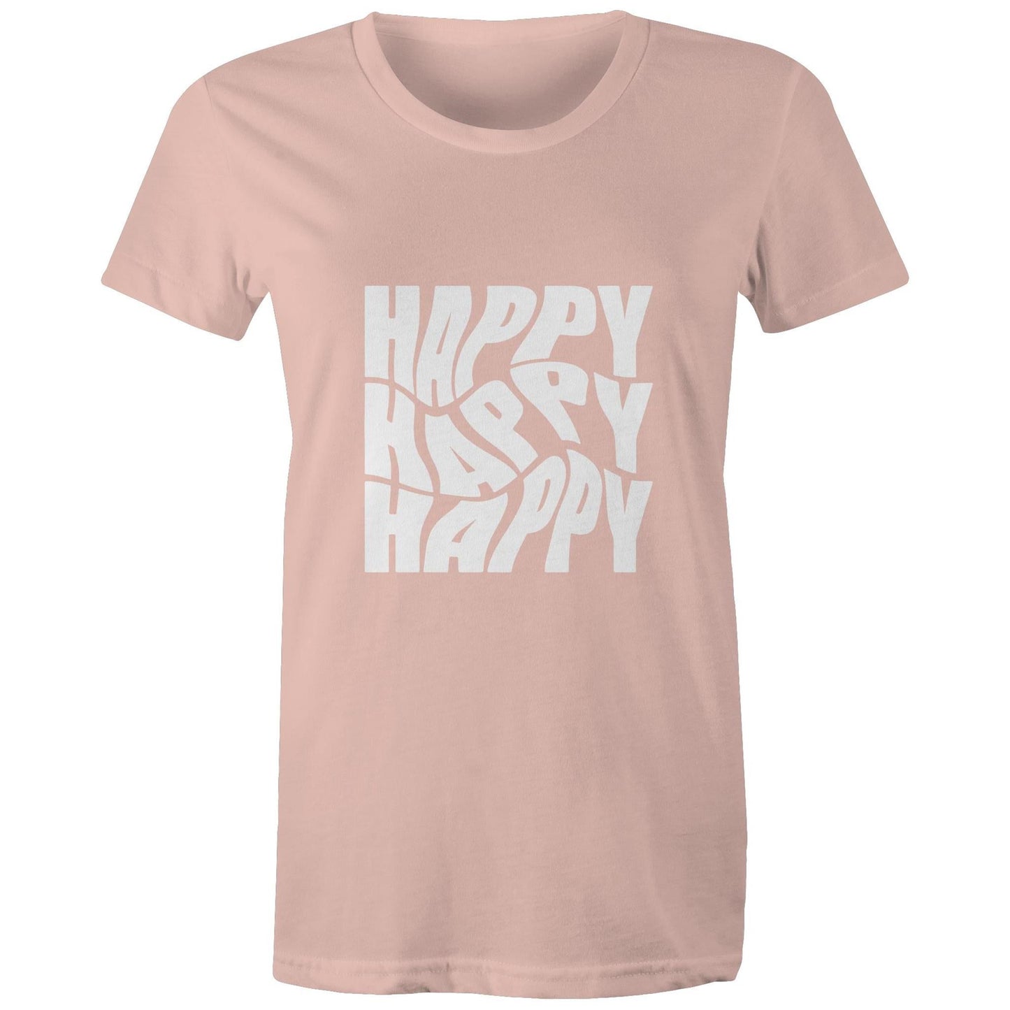 Women's Maple Tee Happy 
