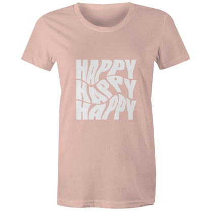 Women's Maple Tee Happy 