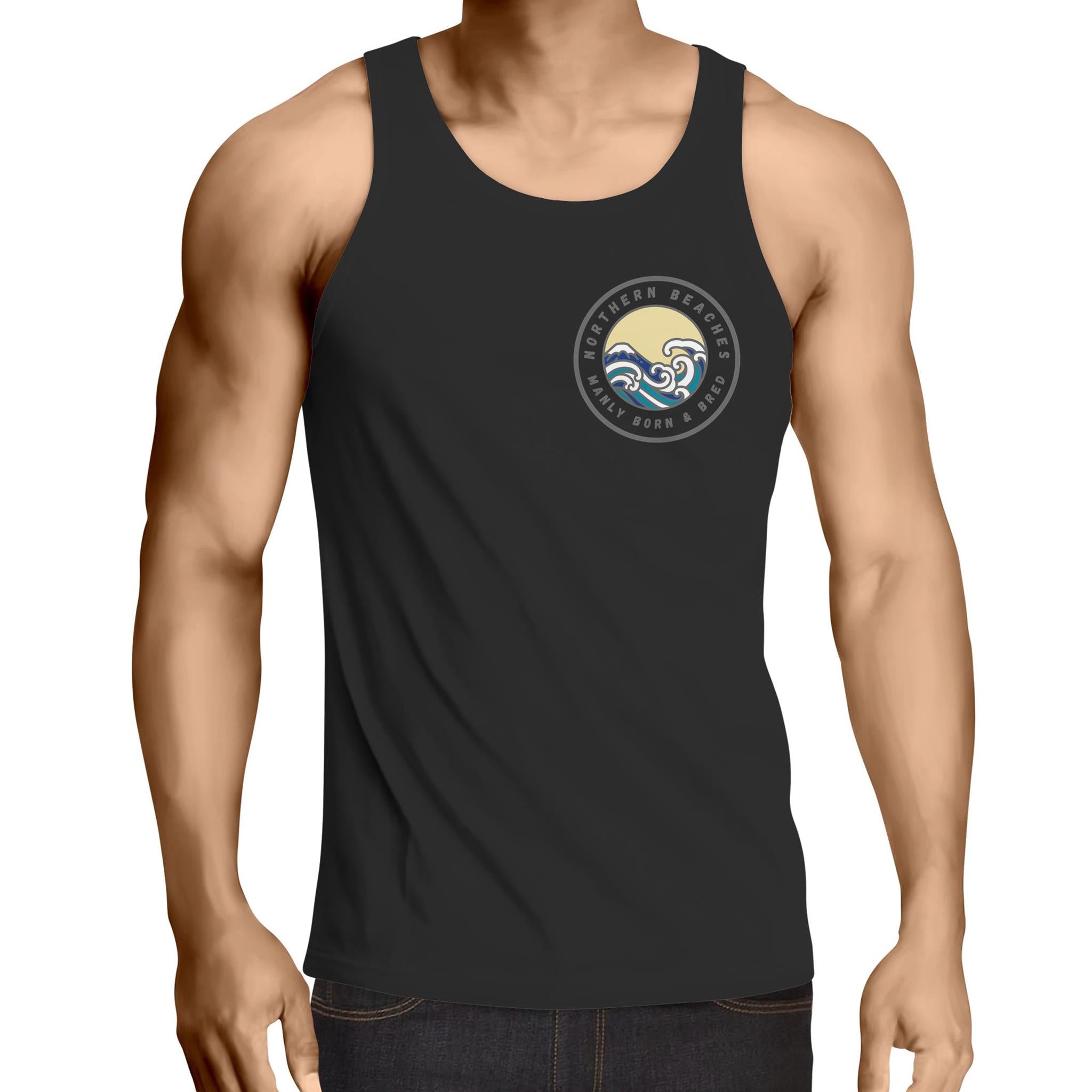 Manly Born & Bred Northern Beaches Sydney Australia Printed Logo T-Shirt Ogo Merch