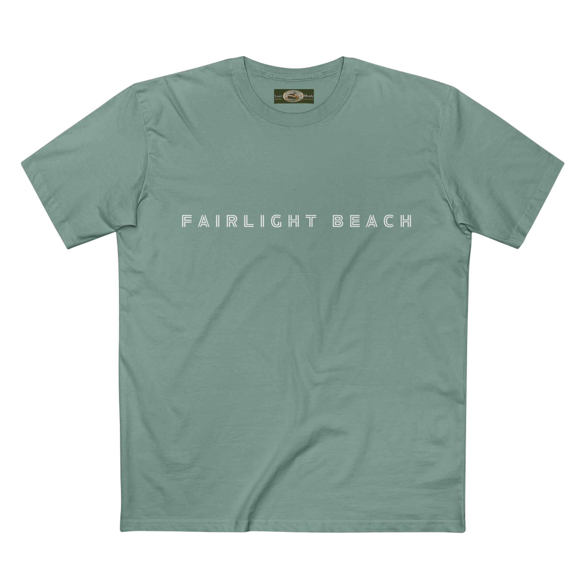 Fairlight Beach Northern Beaches Sydney Australia Printed Logo T-Shirt Printify