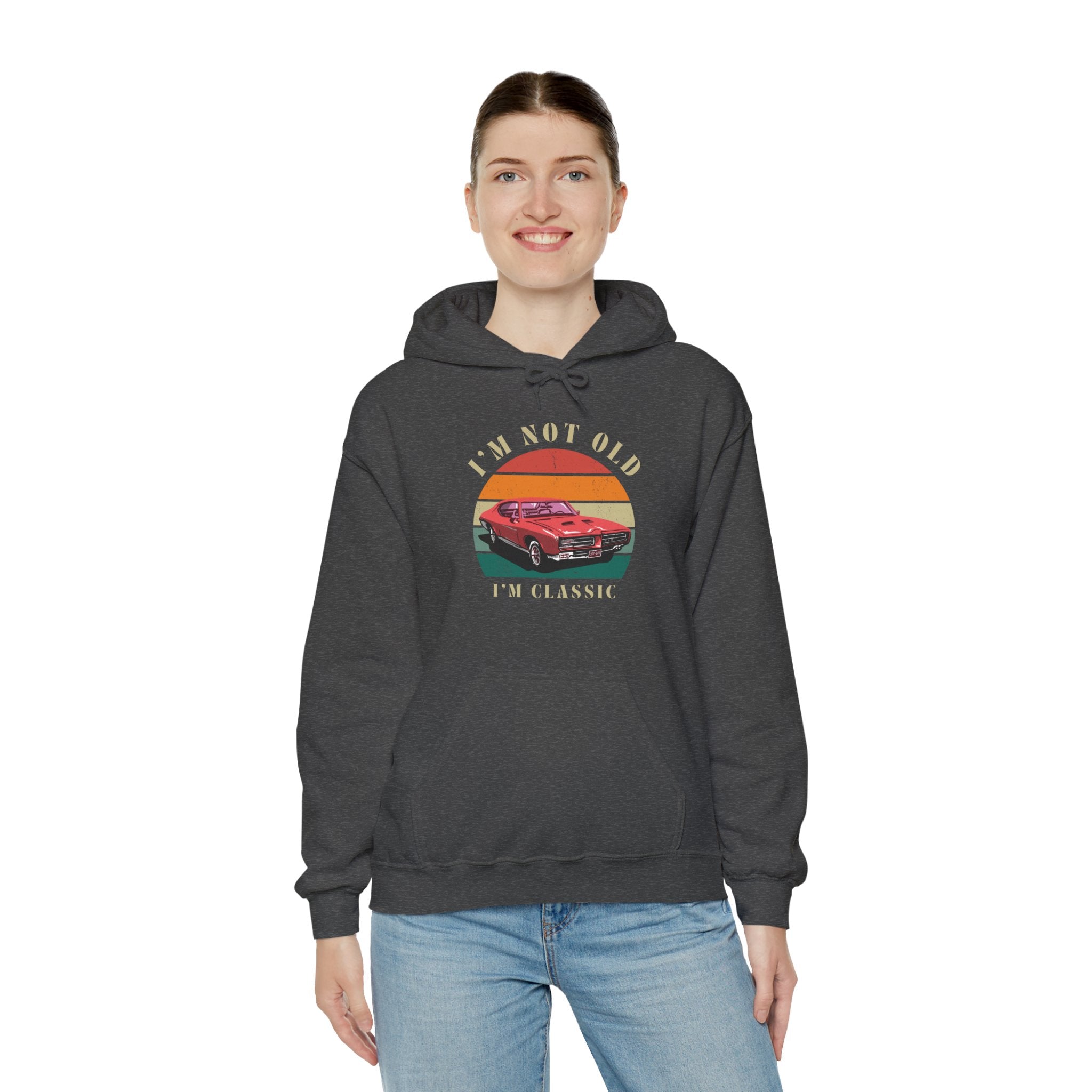 Vintage Classic Humour Logo Hoodie 