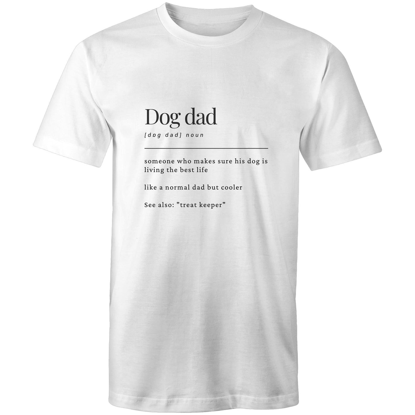 Mens T-Shirt Dog Dad 