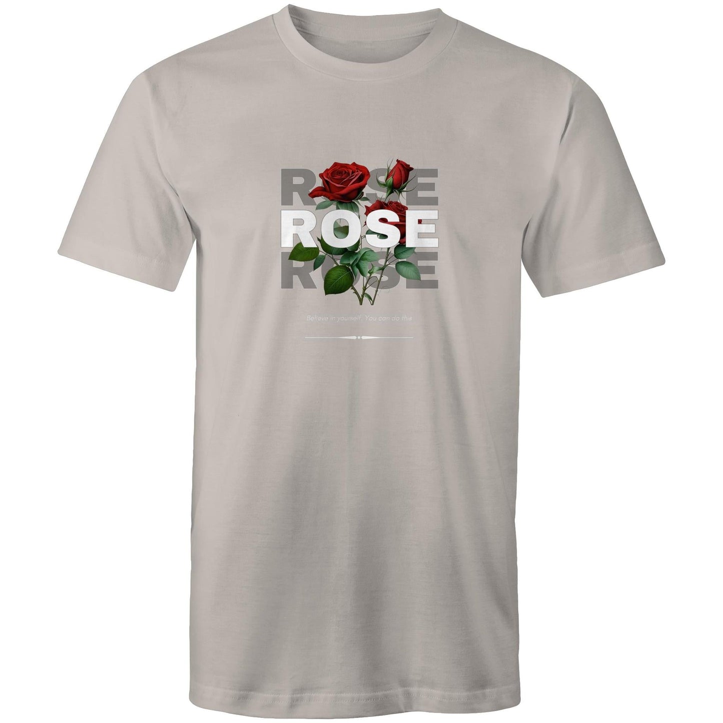 T-Shirt Rose Logo Print 
