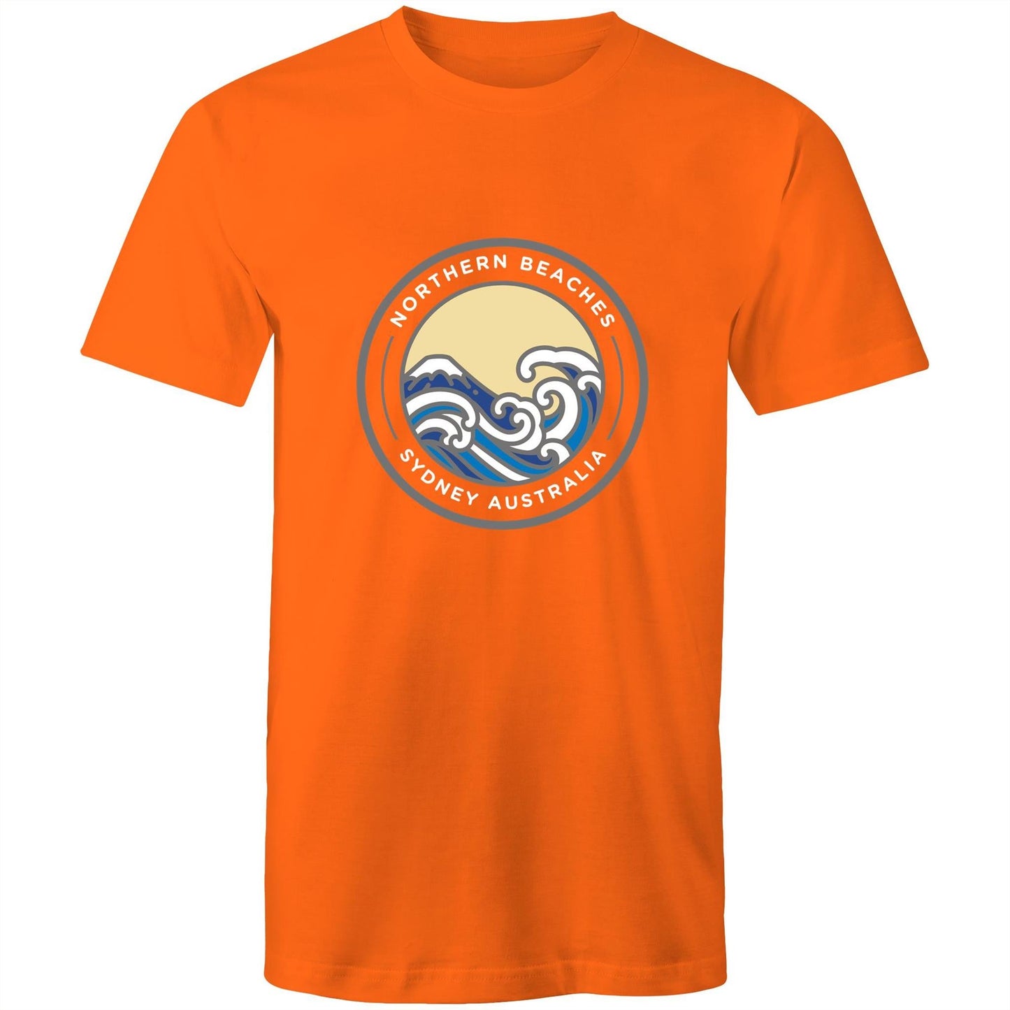 AS Colour Staple - Mens T-Shirt Northern Beaches Sydney Australia logo front - Lost Manly Shop