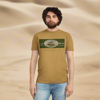 Faded T-Shirt Manly Ferries South Steyne LM Logo - Lost Manly Shop