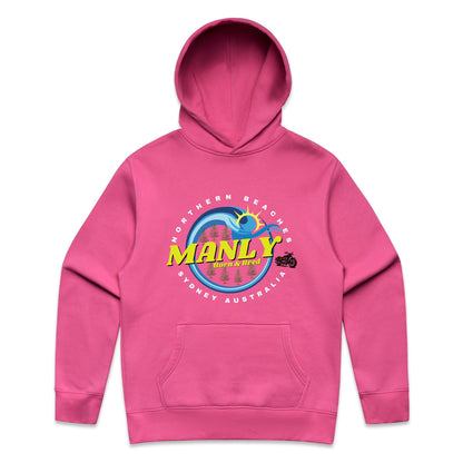 Lost Manly custom logo The Manly Barry Born & Bred edition AS Colour Relax Hood - Lost Manly Shop