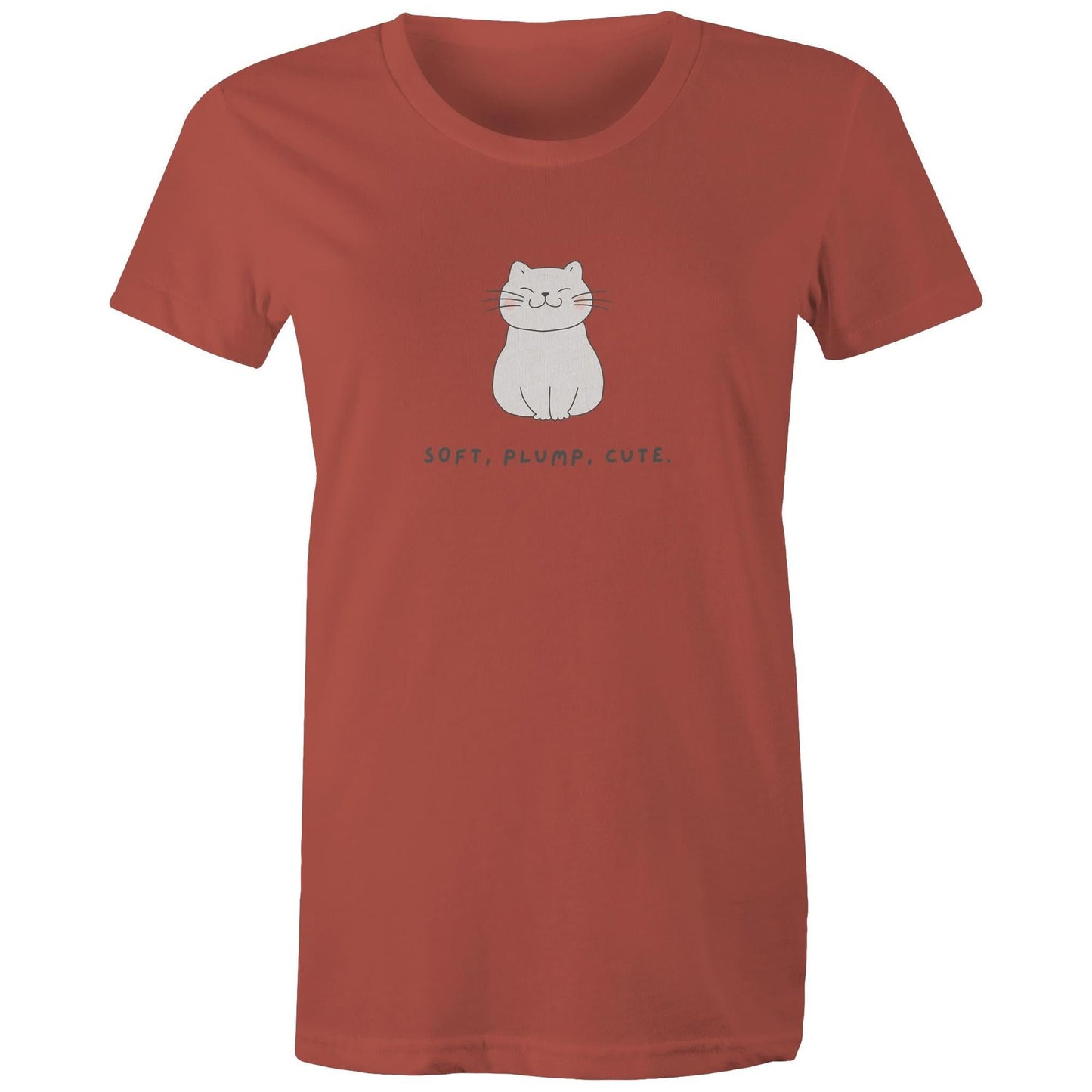Women's Maple Tee Soft Plump Cute Print 