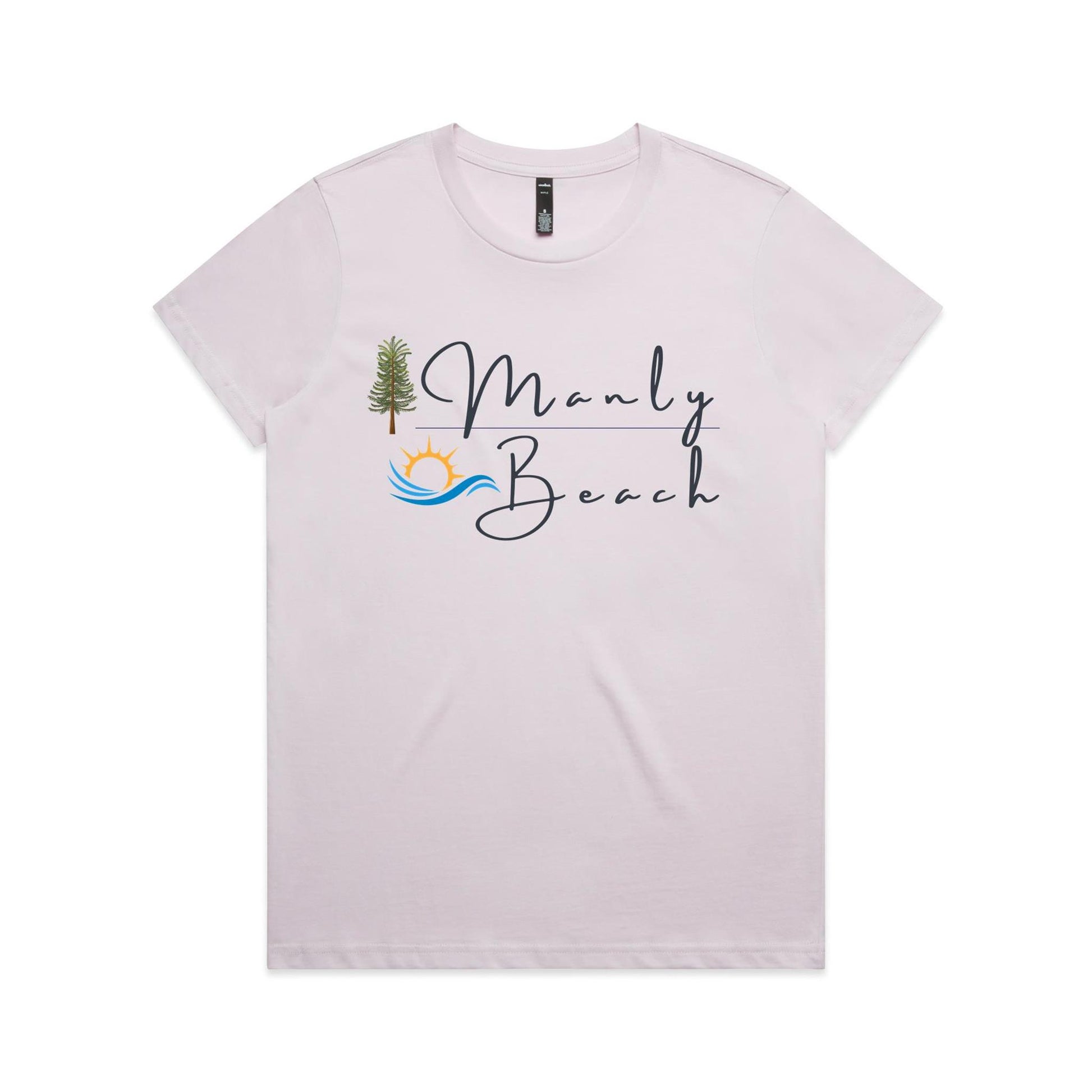 Lost Manly Custom Manly Beach Logo Limited Edition AS Colour Women's Maple Tee - Lost Manly Shop