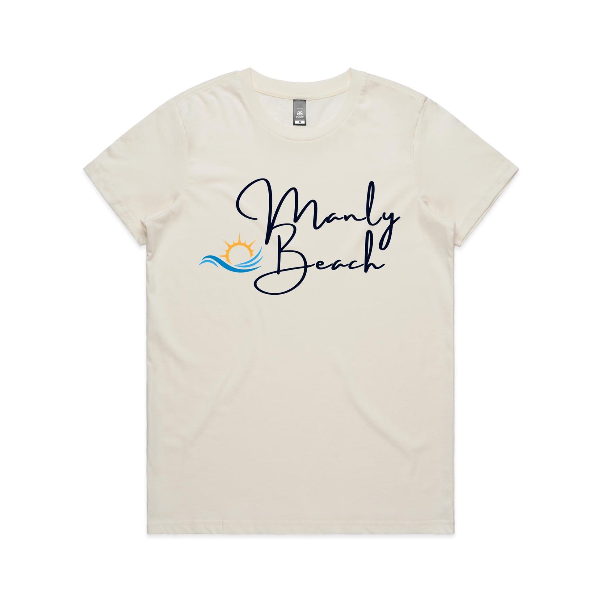 Lost Manly Custom Manly Beach Logo Limited Edition AS Colour Women's Maple Tee - Lost Manly Shop