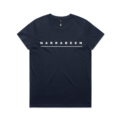 Lost Manly custom logo Narrabeen edition AS Colour Women's Maple Tee - Lost Manly Shop