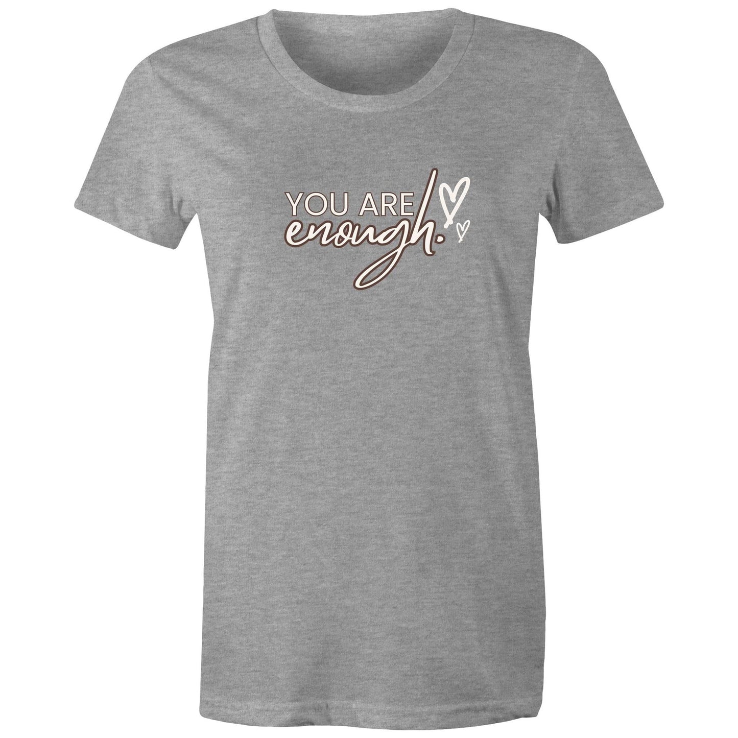 Women's Maple Tee You are Enough Print 