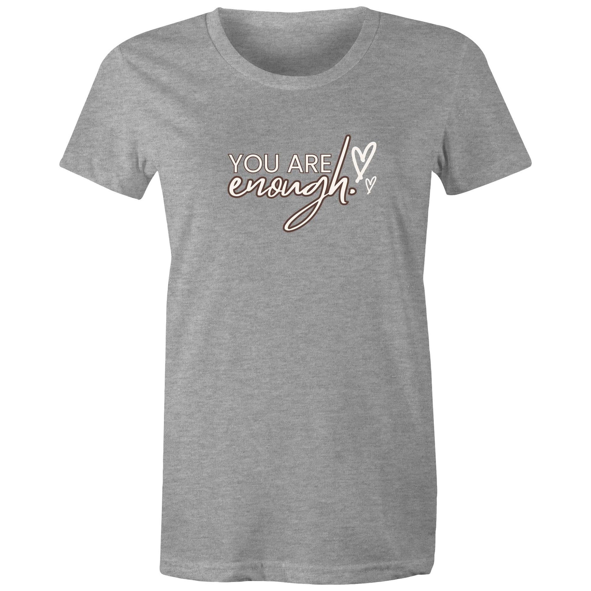 Women's Maple Tee You are Enough Print 