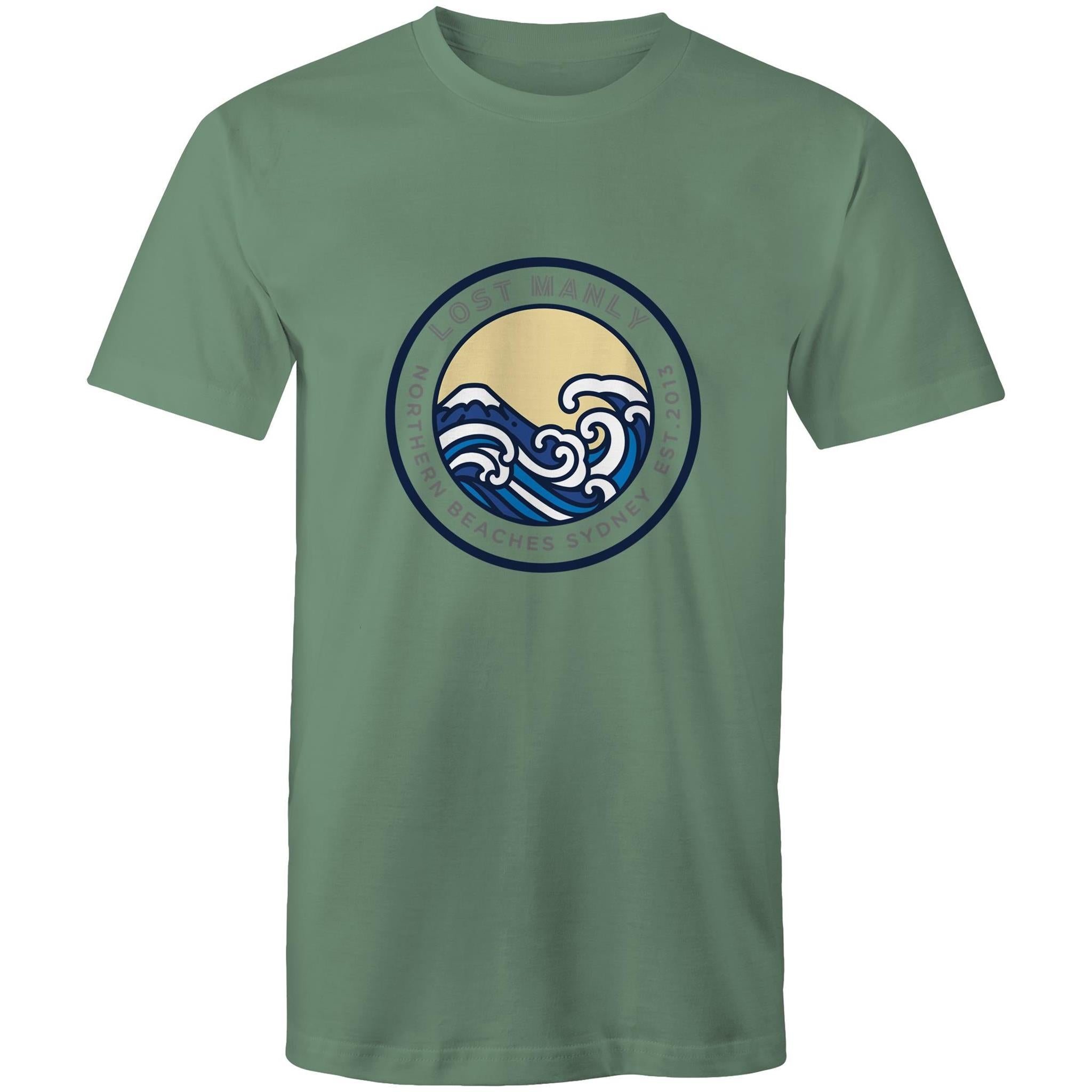 Lost Manly Northern Beaches Sydney Australia Printed Logo T-Shirt Ogo Merch