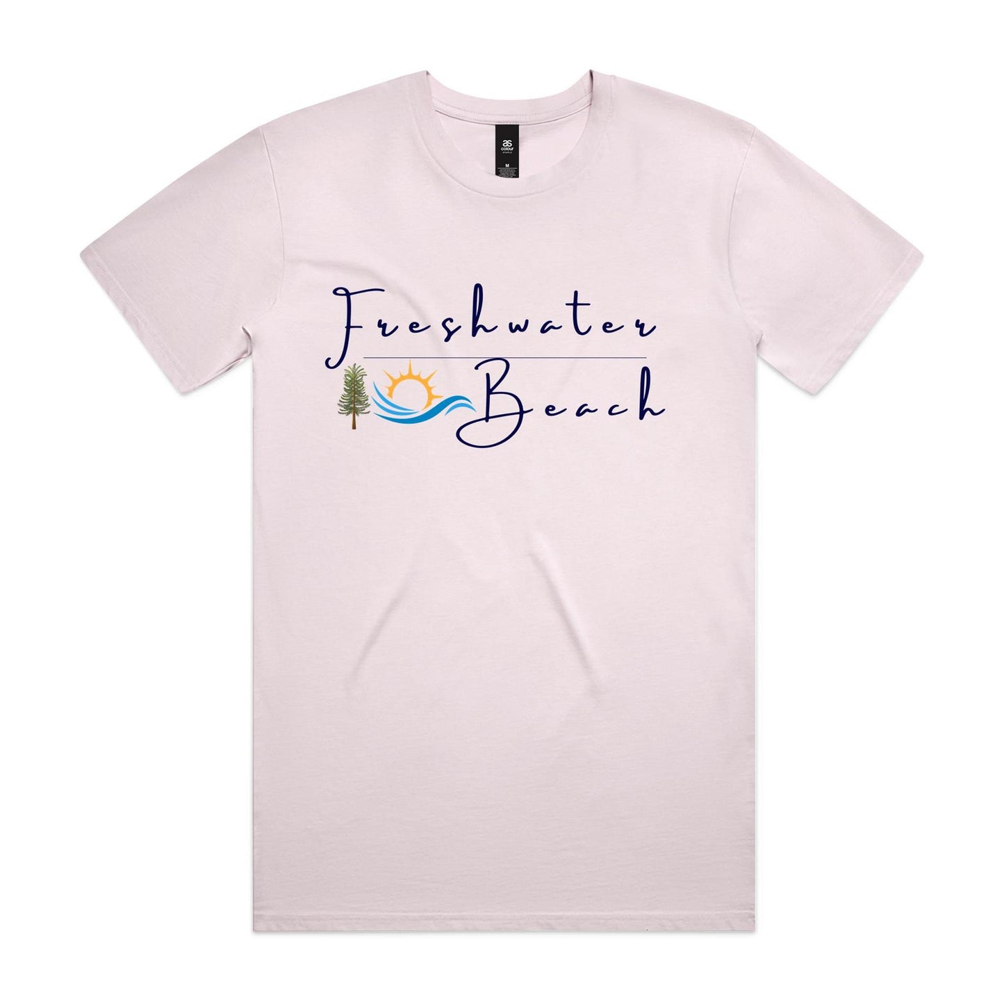 Freshwater Beach custom logo collection Comfy Cotton Tee - Lost Manly Shop