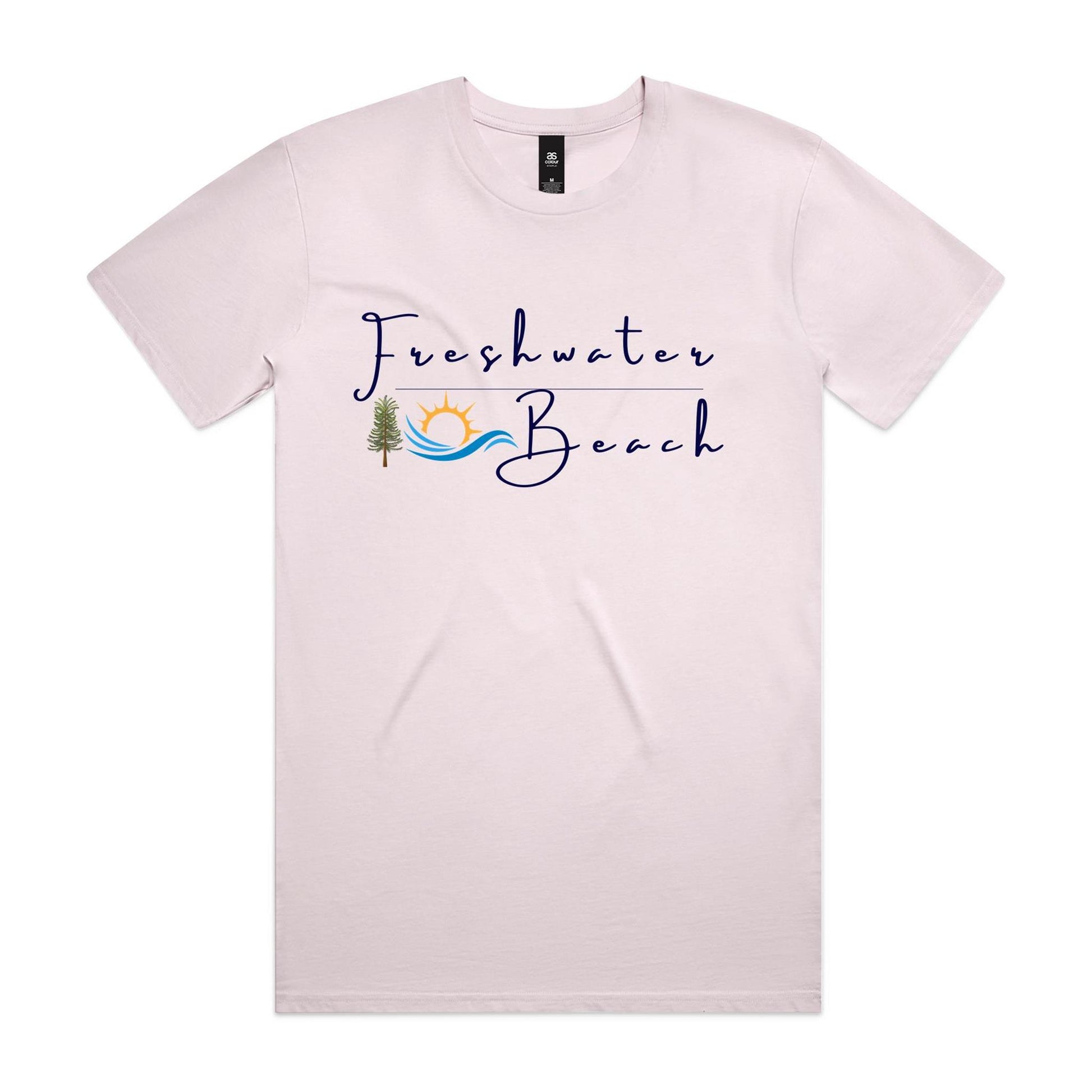 Freshwater Beach custom logo collection Comfy Cotton Tee - Lost Manly Shop