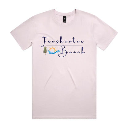 Freshwater Beach custom logo collection Comfy Cotton Tee - Lost Manly Shop