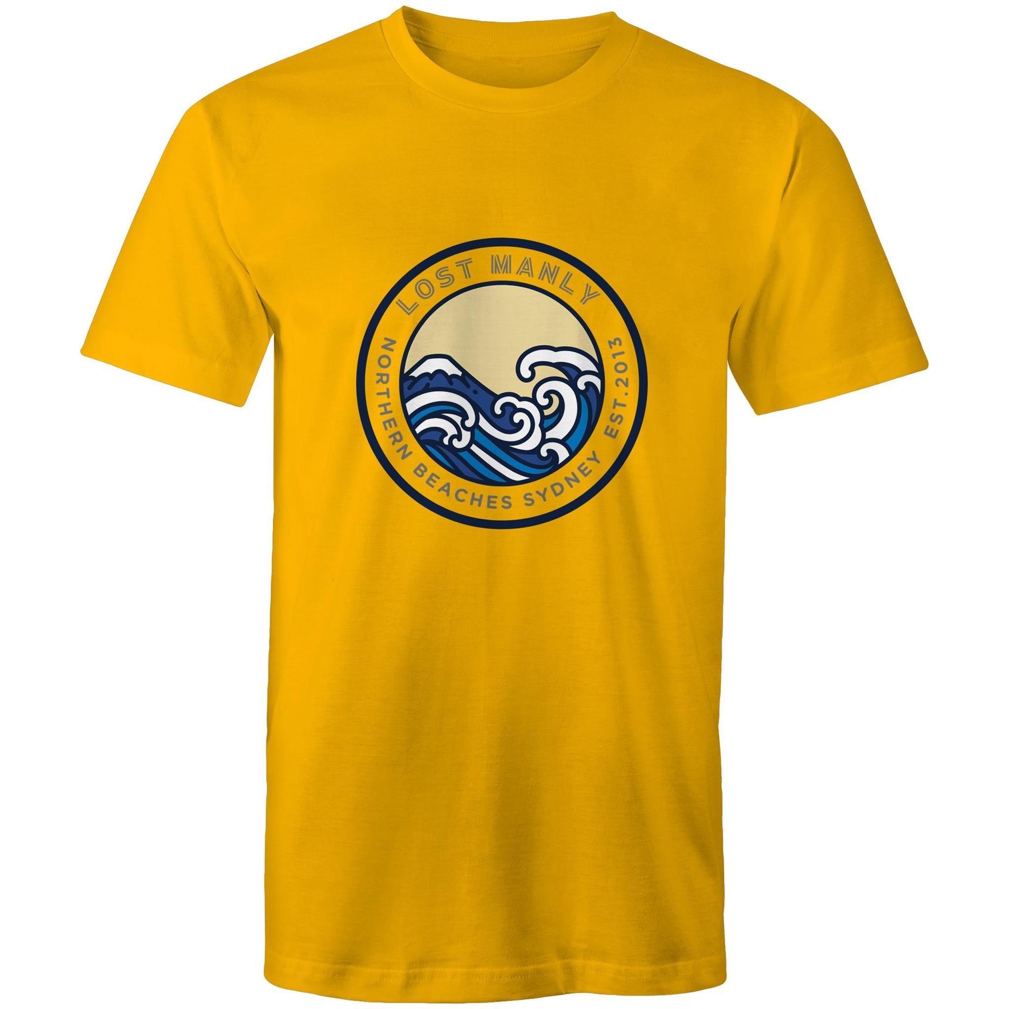 Lost Manly Northern Beaches Sydney Australia Printed Logo T-Shirt Ogo Merch