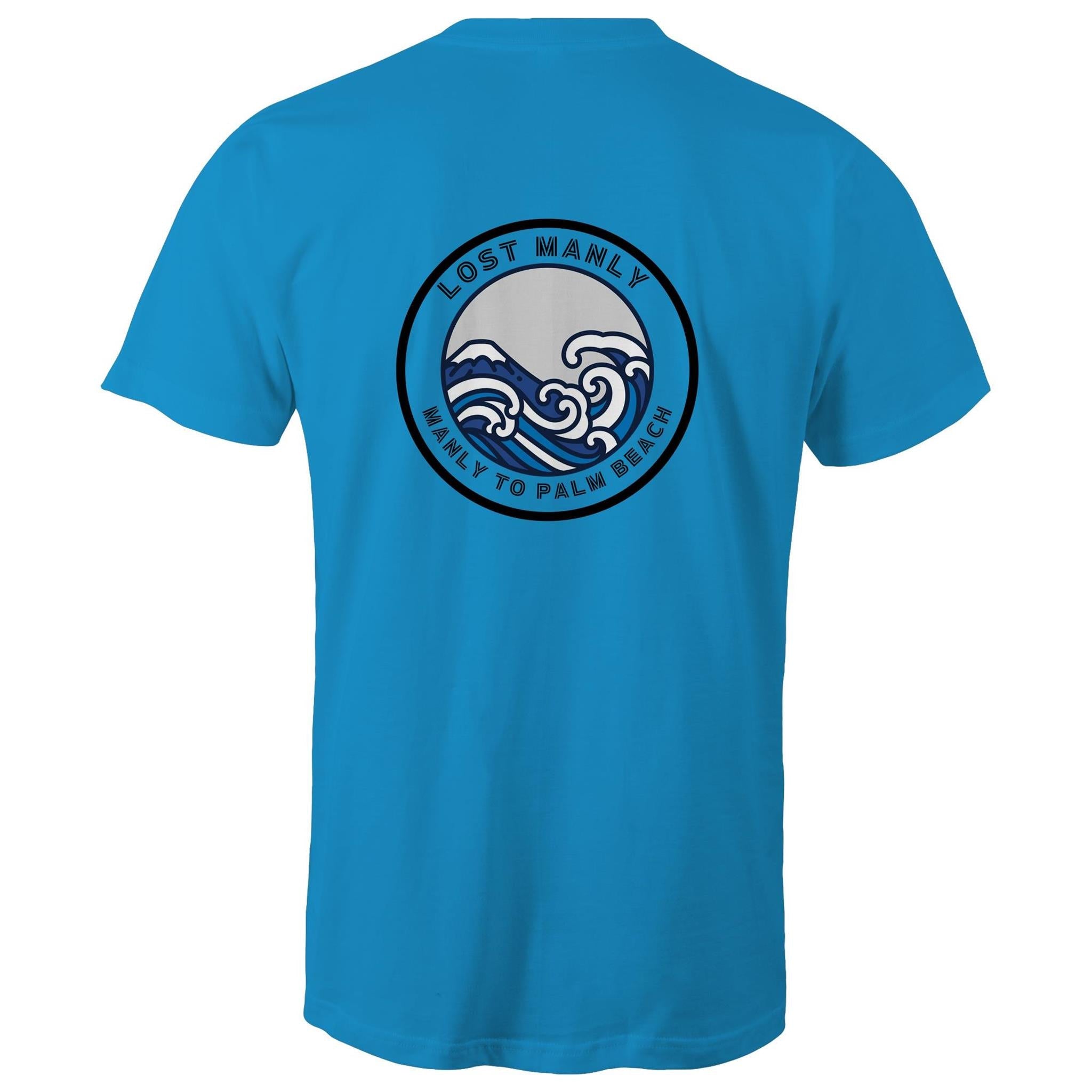 Lost Manly Northern Beaches Sydney Australia Printed Logo T-Shirt Ogo Merch
