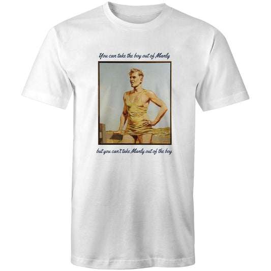 T-Shirt Vintage Print You can take me out of Manly 