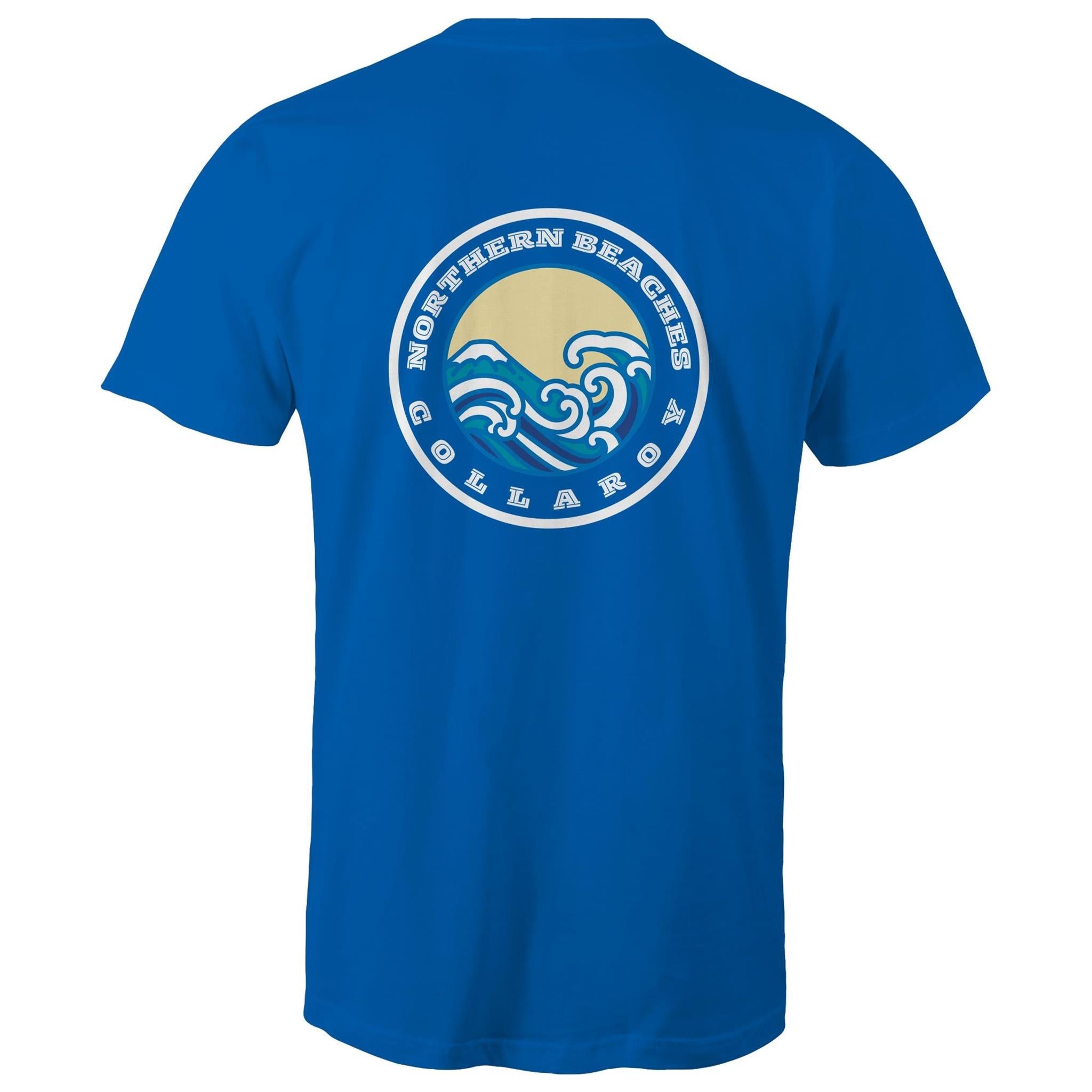 Bondi Born n Bred / Collaroy custom logos printed on AS Colour Staple - Mens T-Shirt 