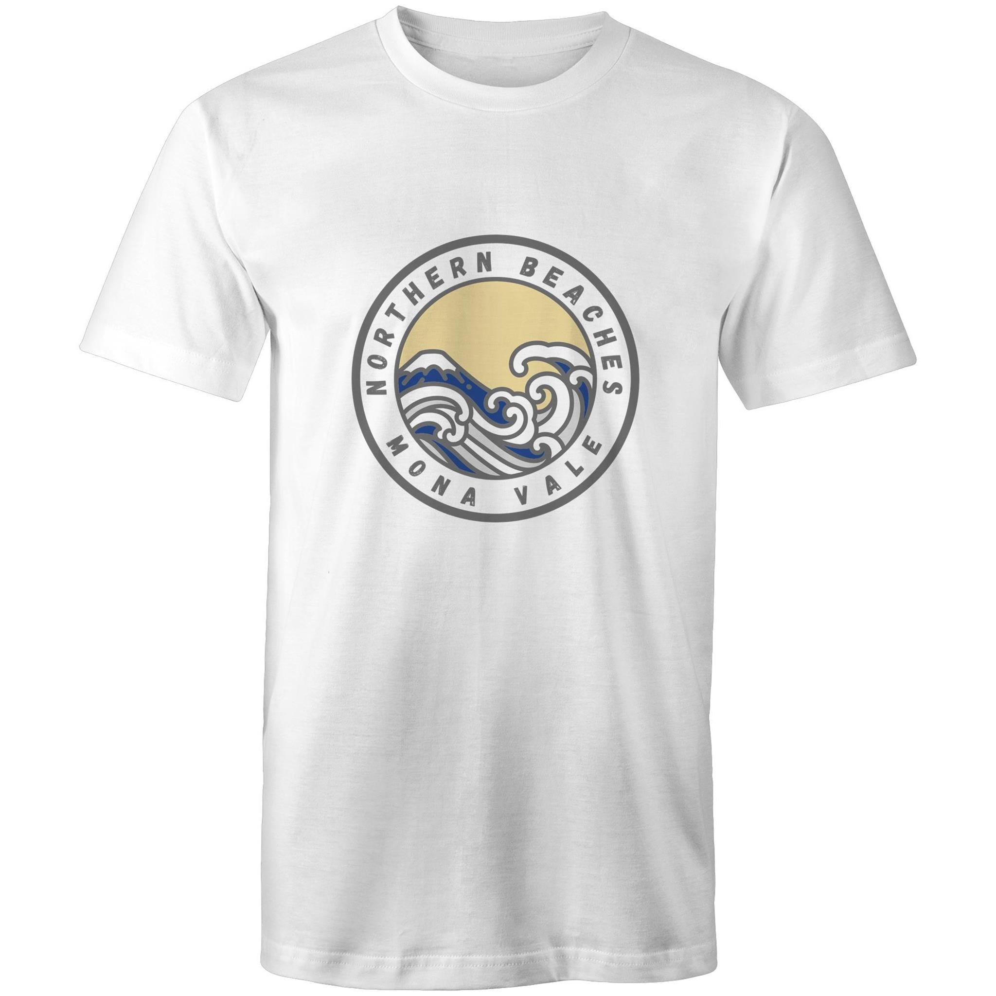 AS Colour Staple - Mens T-Shirt Mona Vale logo front - Lost Manly Shop
