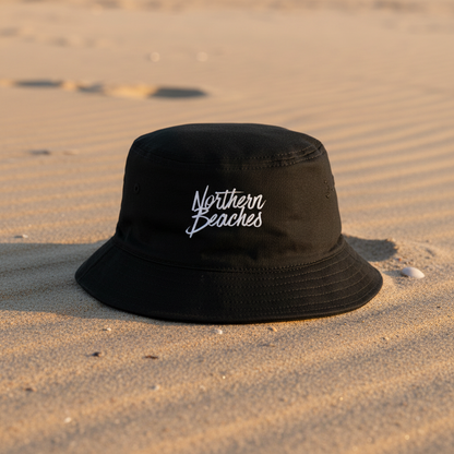 AS Colour Bucket Hat Northern Beaches white font 