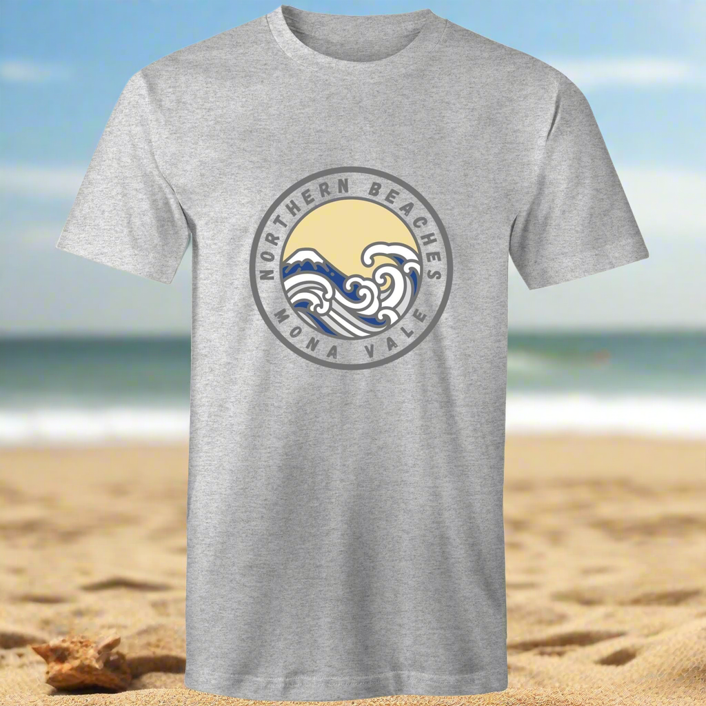 AS Colour Staple - Mens T-Shirt Mona Vale logo front - Lost Manly Shop