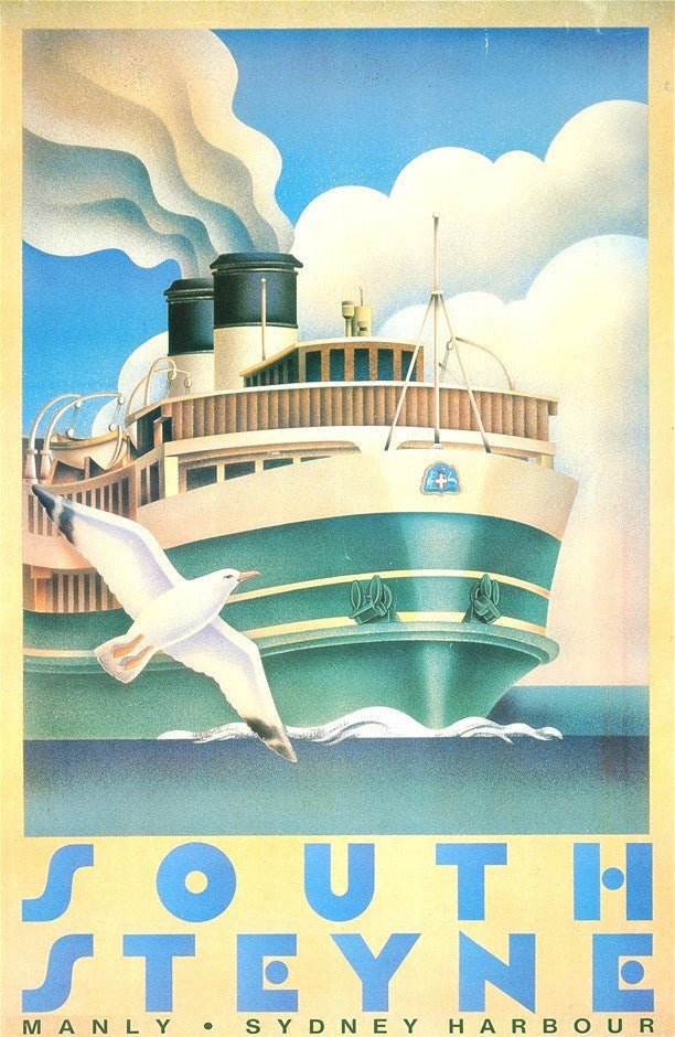 Vintage Posters and Local Artistry - Lost Manly Shop