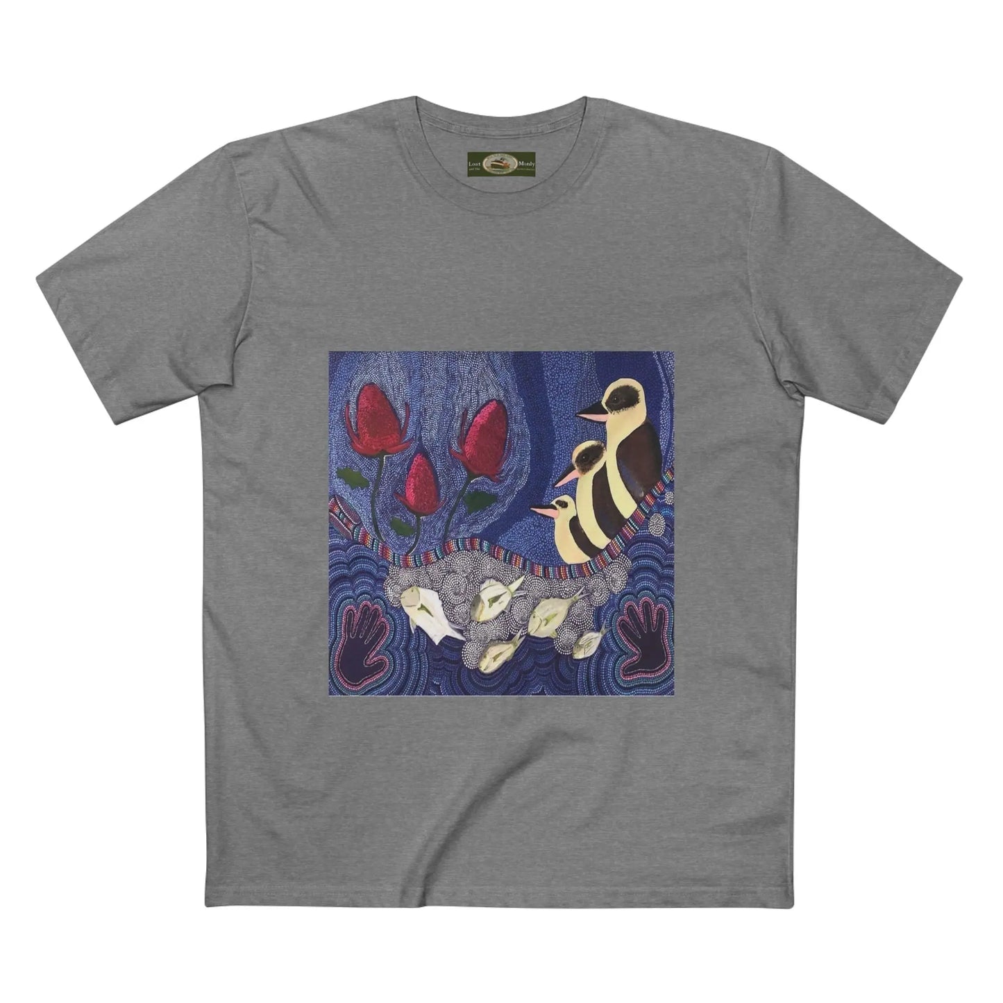 Australian Natives painting Northern Beaches printed T-Shirt 